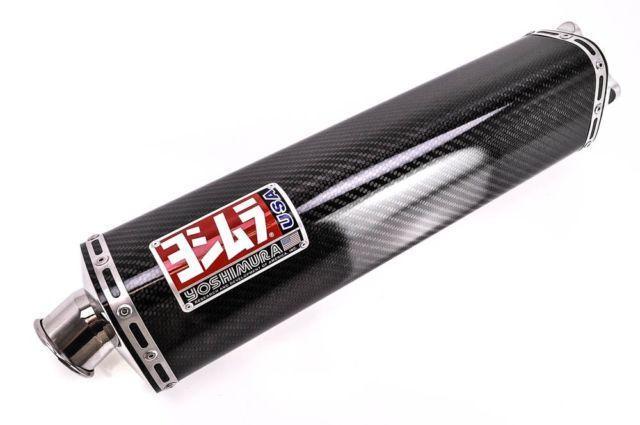 Yoshimura TRS Tri-Oval Carbon Fiber Bolt-On Exhaust