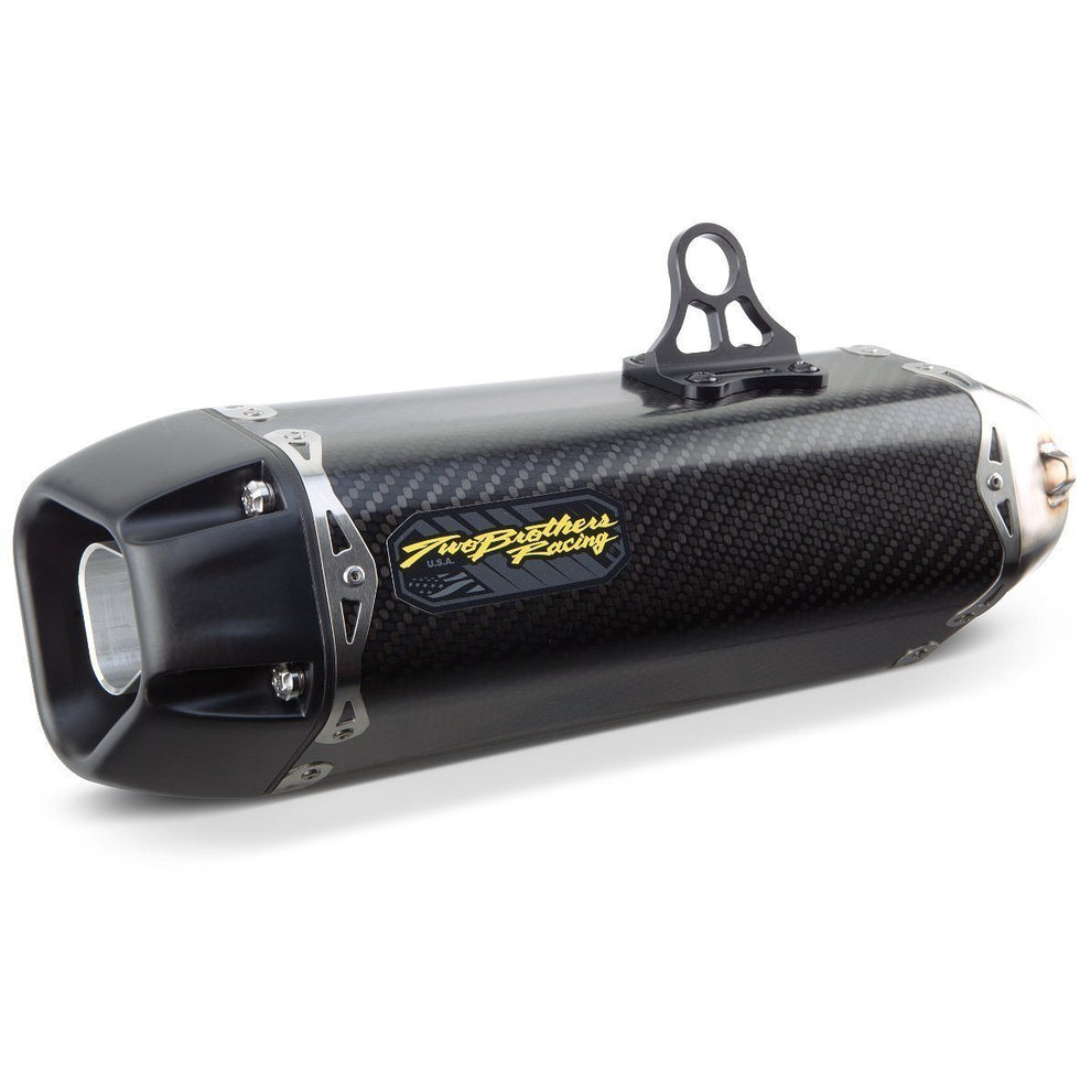 Two Brothers Tarmac Carbon Fiber Slip-On Exhaust for Honda 2013-15 CBR500R, CB500F, CB500X